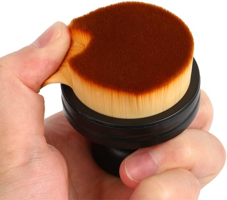 BAOFALI 2Pcs Round Ink Blending Tool Brush Soft Bristles with with Brush Storage Tray Holderfor DIY Scrapbooking Craft Art Painting Ink Handle Tool Blending Liquid Colors Cardmaking Gift Crafting Brush - Image 4